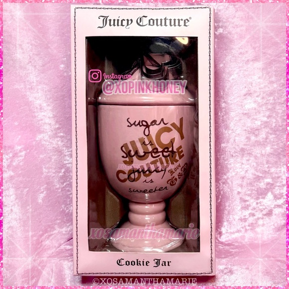 Juicy Couture Other - Juicy Couture Vintage Cookie Jar Set